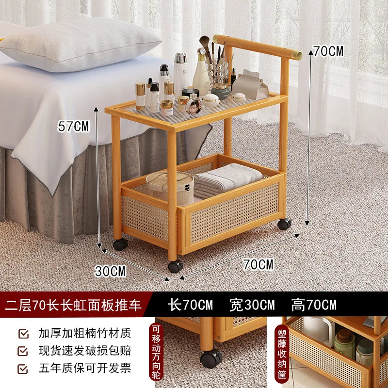 Accent Move The Shelf Salon Trolley Makeup Hairdressing Storage Salon Trolley Modern Nanzhu Furniture Carrito Auxiliares Lstc